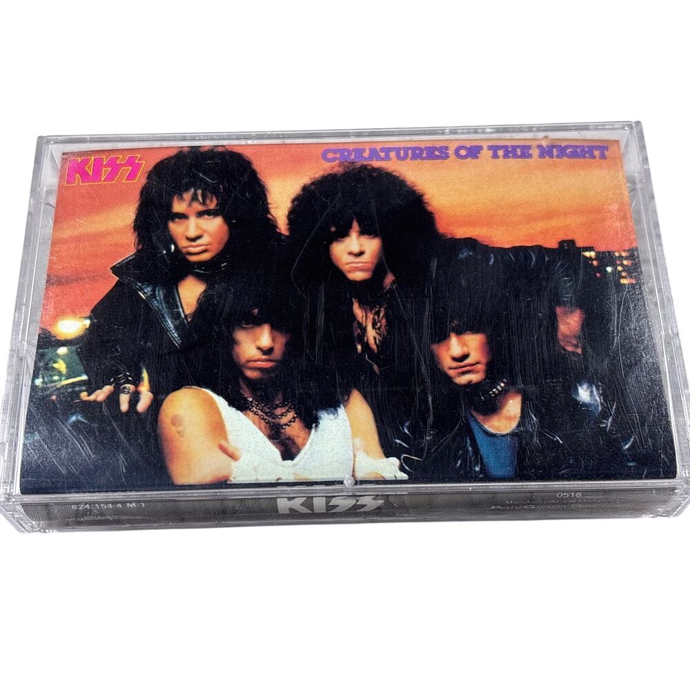 Kiss - Creatures of the Night Hard Rock Cassette Album PolyGram 1982 NBL5 7270